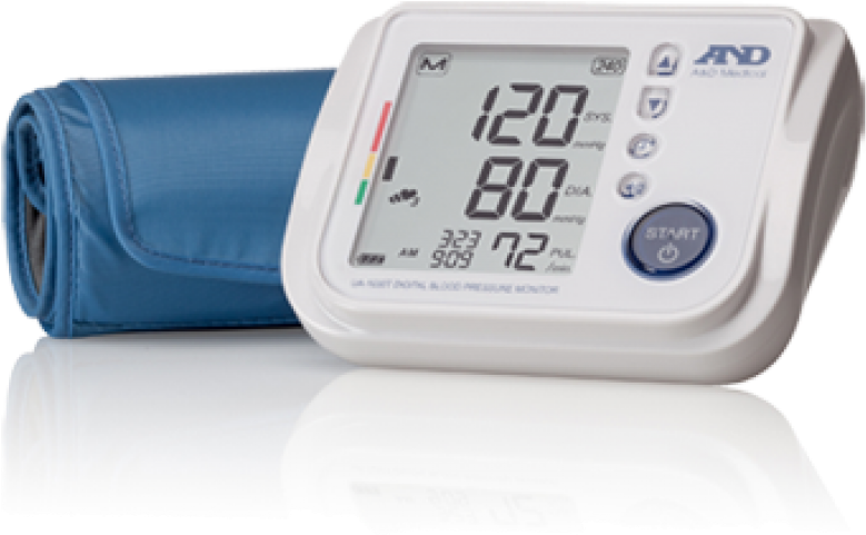 Digital Blood Pressure Monitor Display