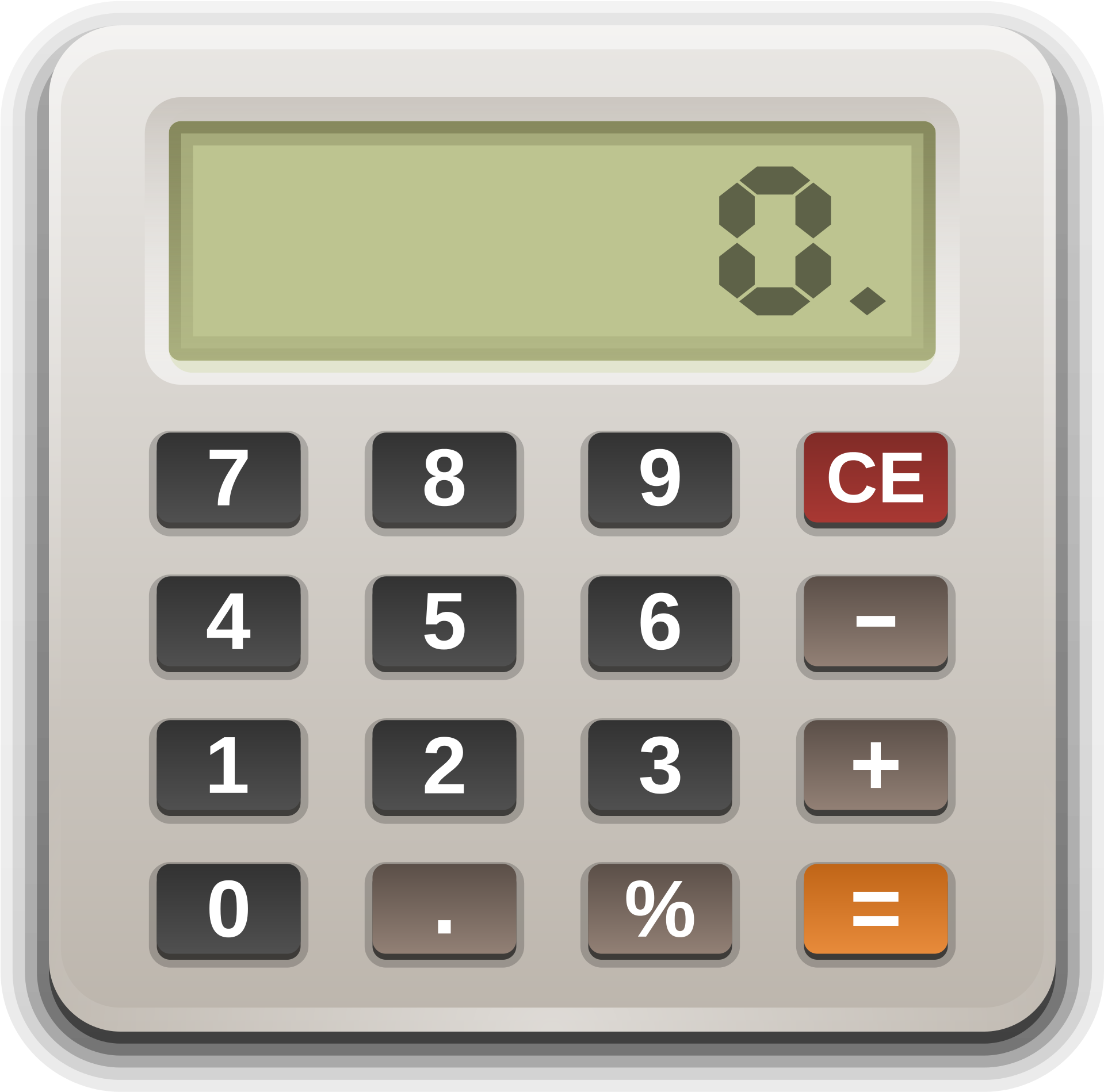 Digital Calculator Icon
