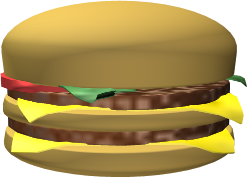 Digital Cheeseburger Illustration