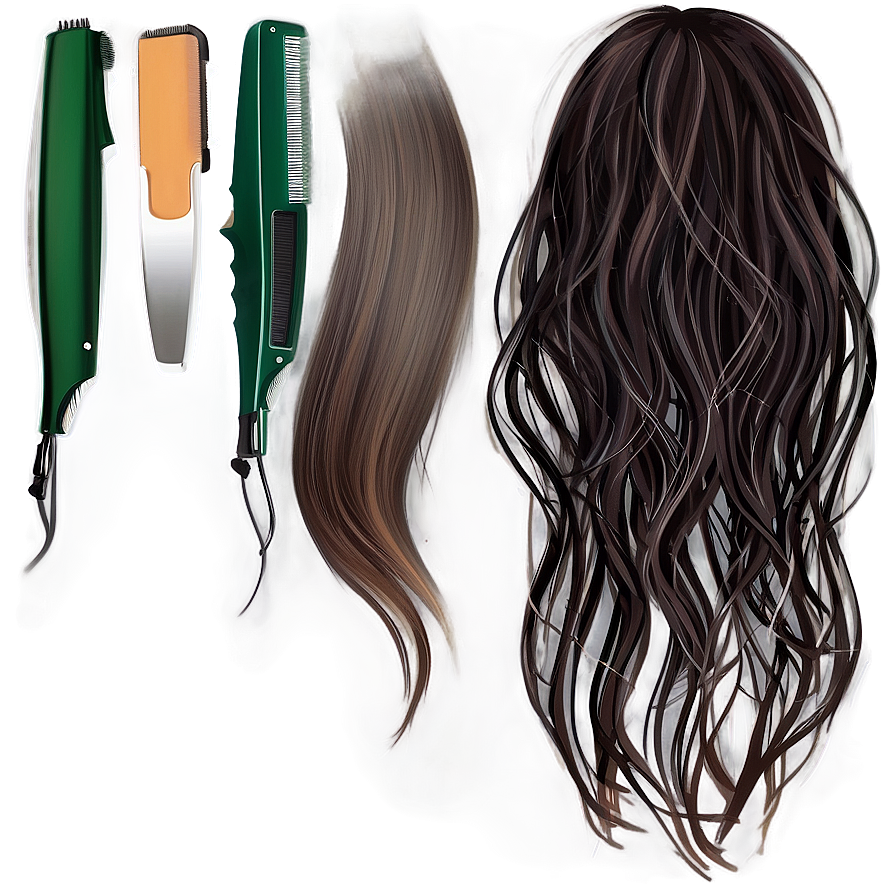 Digital Hair Clipart Png 06282024