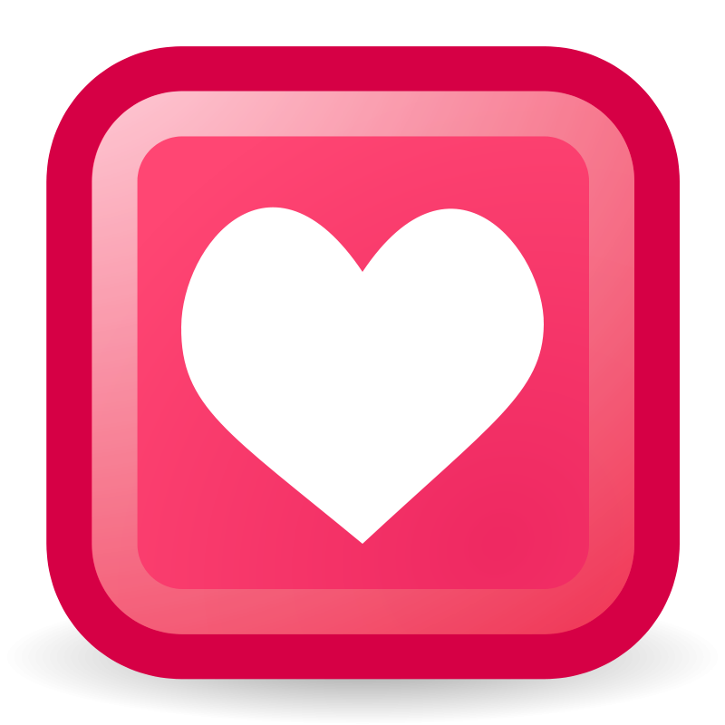 Digital Heart Love Icon