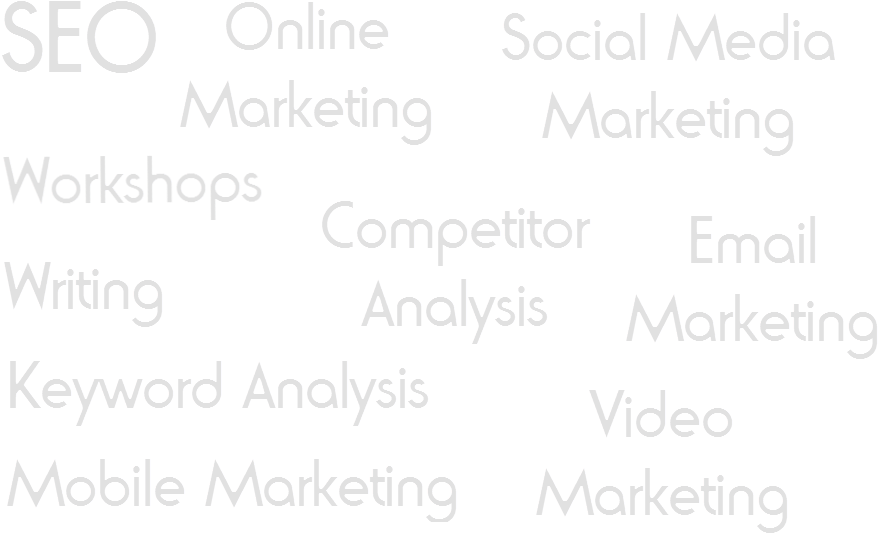 Digital Marketing Keywords Cloud