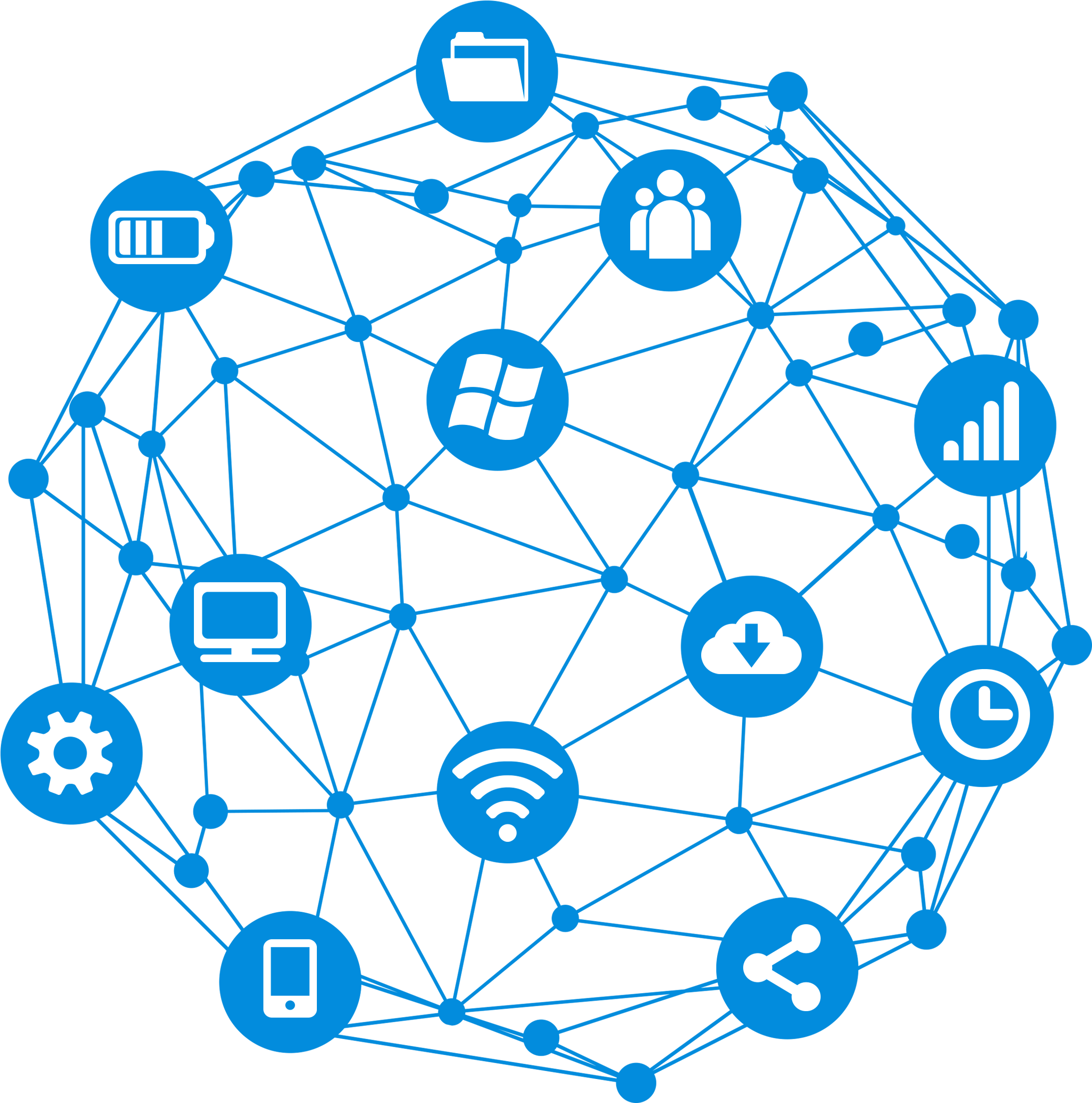 Digital Network Connectivity Concept