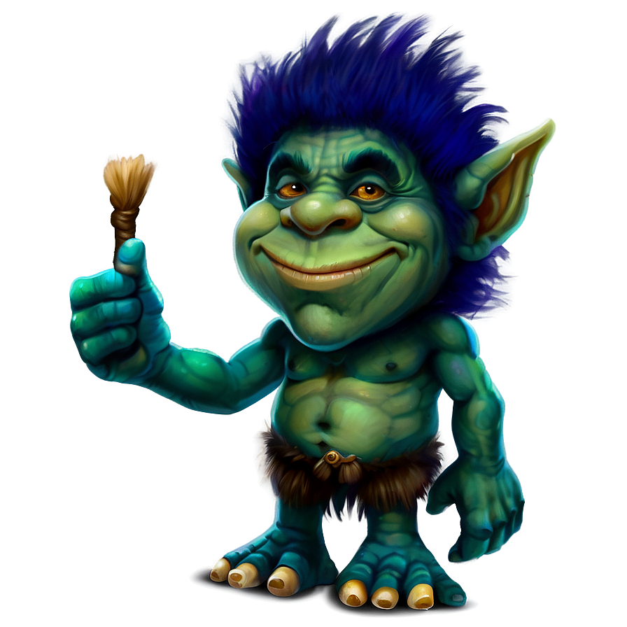 Digital Painting Troll Png 8