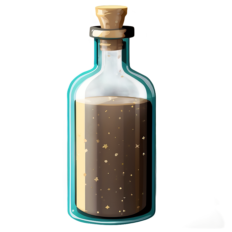 Digital Potion Bottle Png 06132024