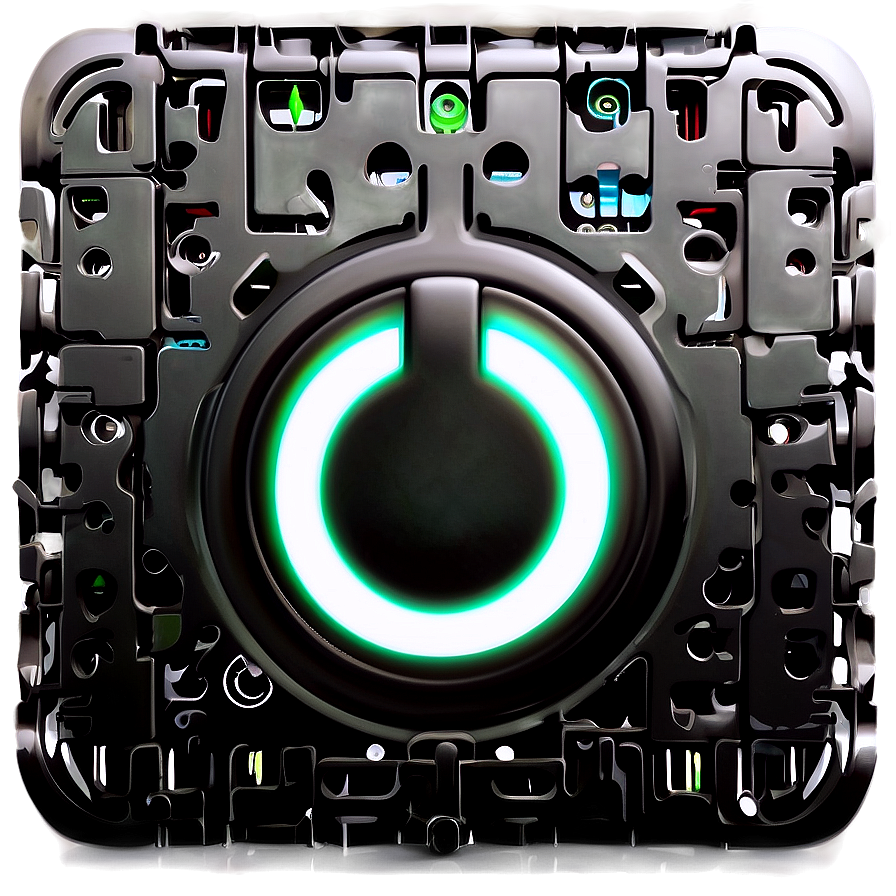 Digital Power Button Png Res