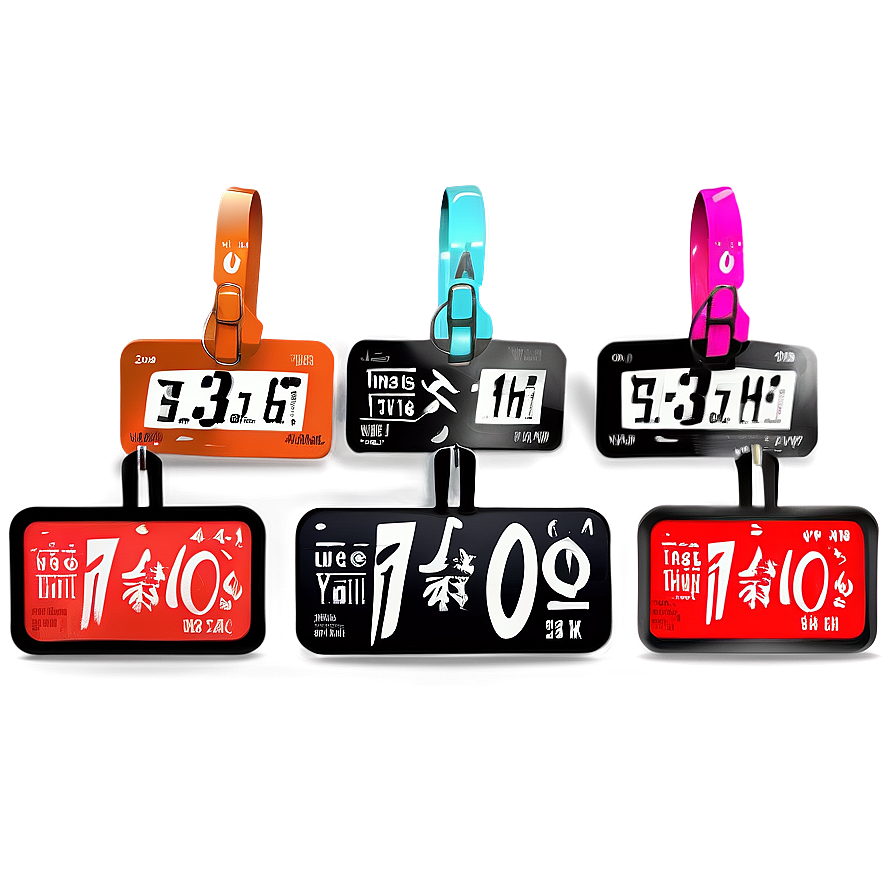 Digital Price Tag Display Png Ybo