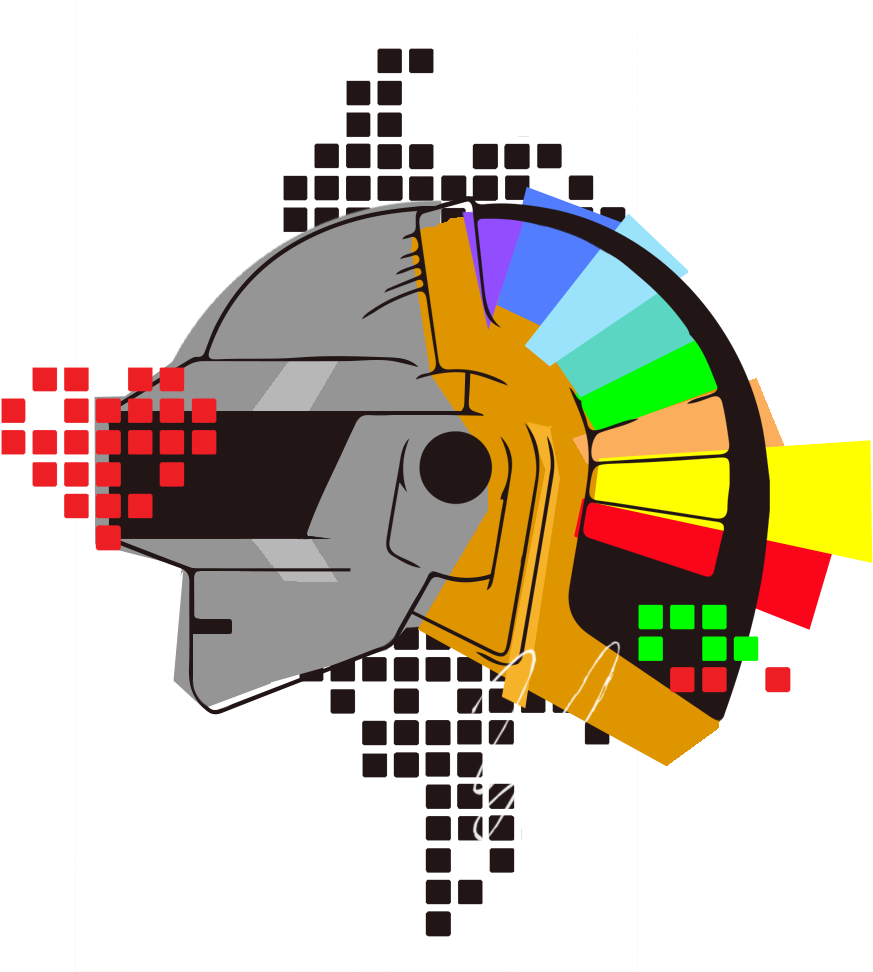 Digital Punk Helmet Art