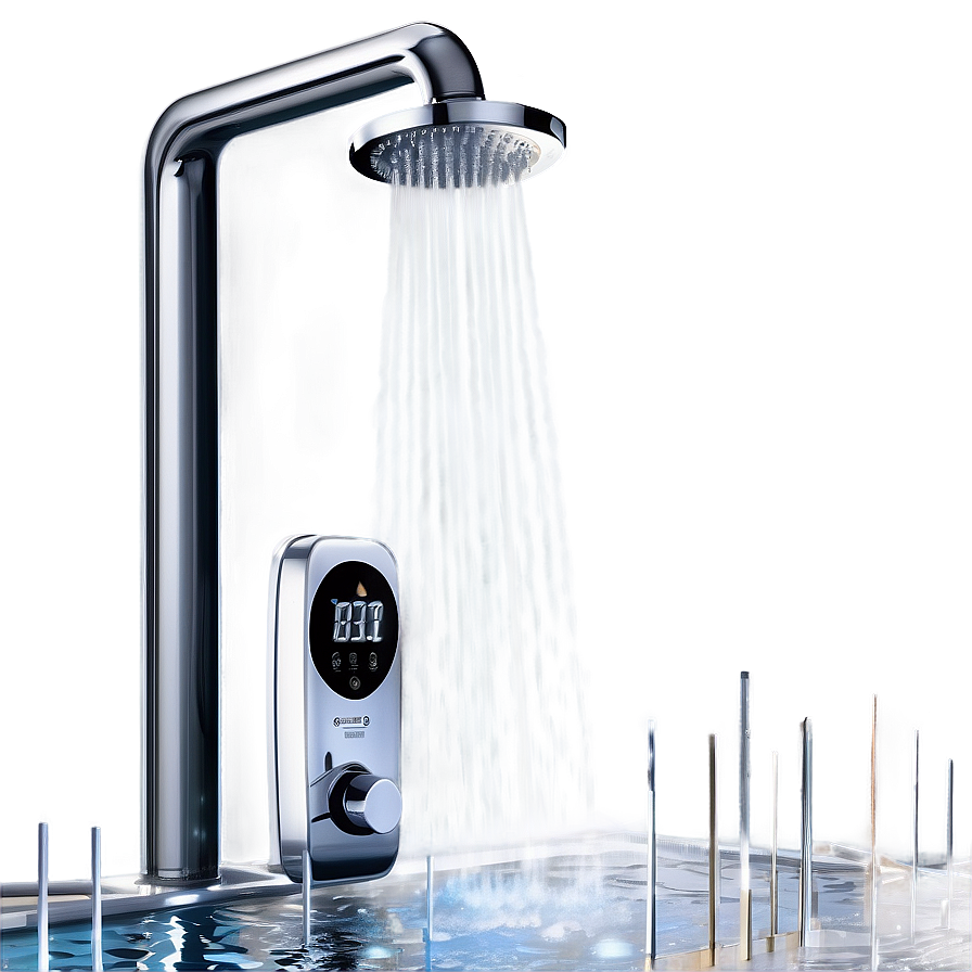 Digital Shower Temperature Control Png 2