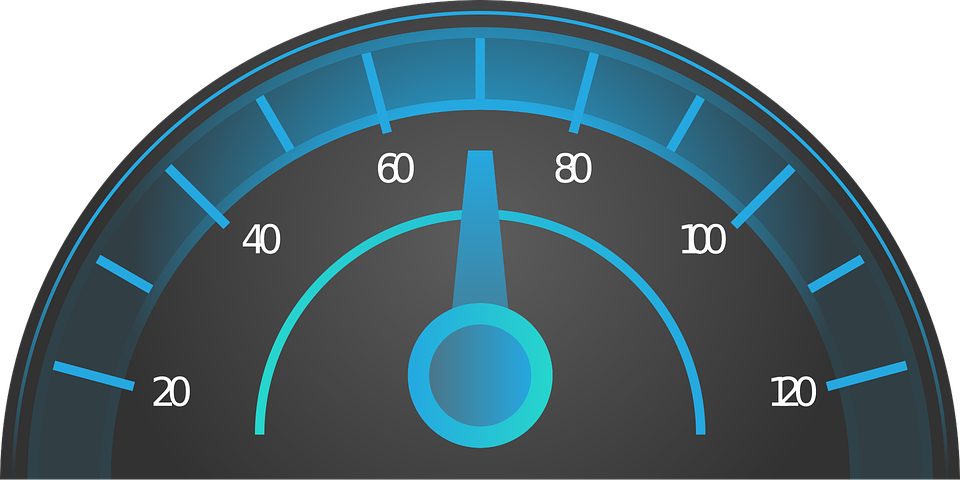 Digital Speedometer Illustration