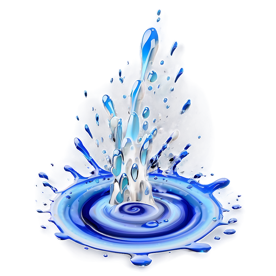 Digital Splash Effect Png 83