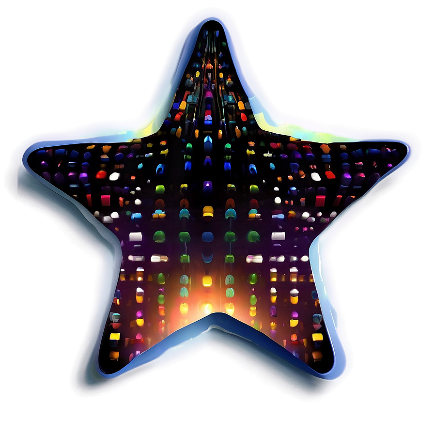 Digital Star Pattern Png 06132024