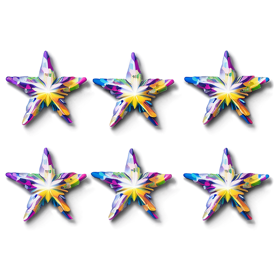 Digital Star Pattern Png Osk