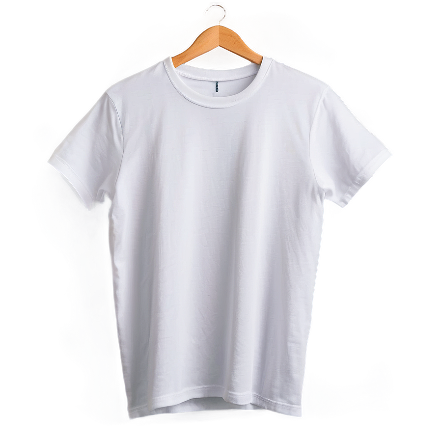 Digital White T-shirt Mockup Png 2