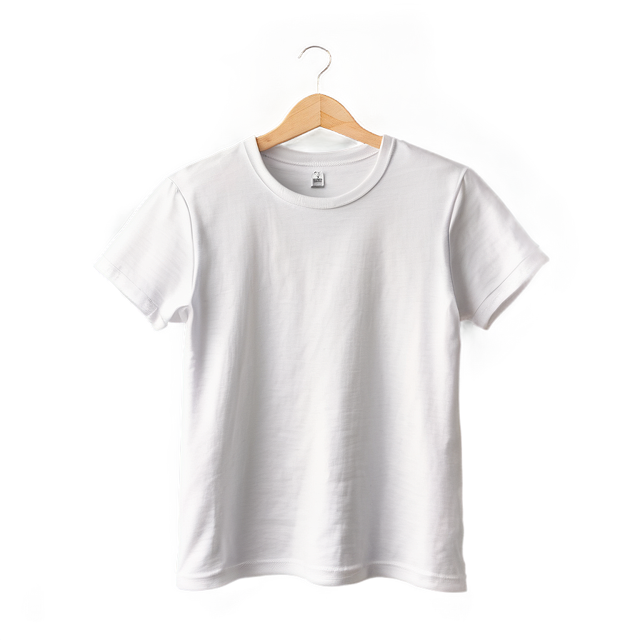 Digital White T-shirt Mockup Png Uov