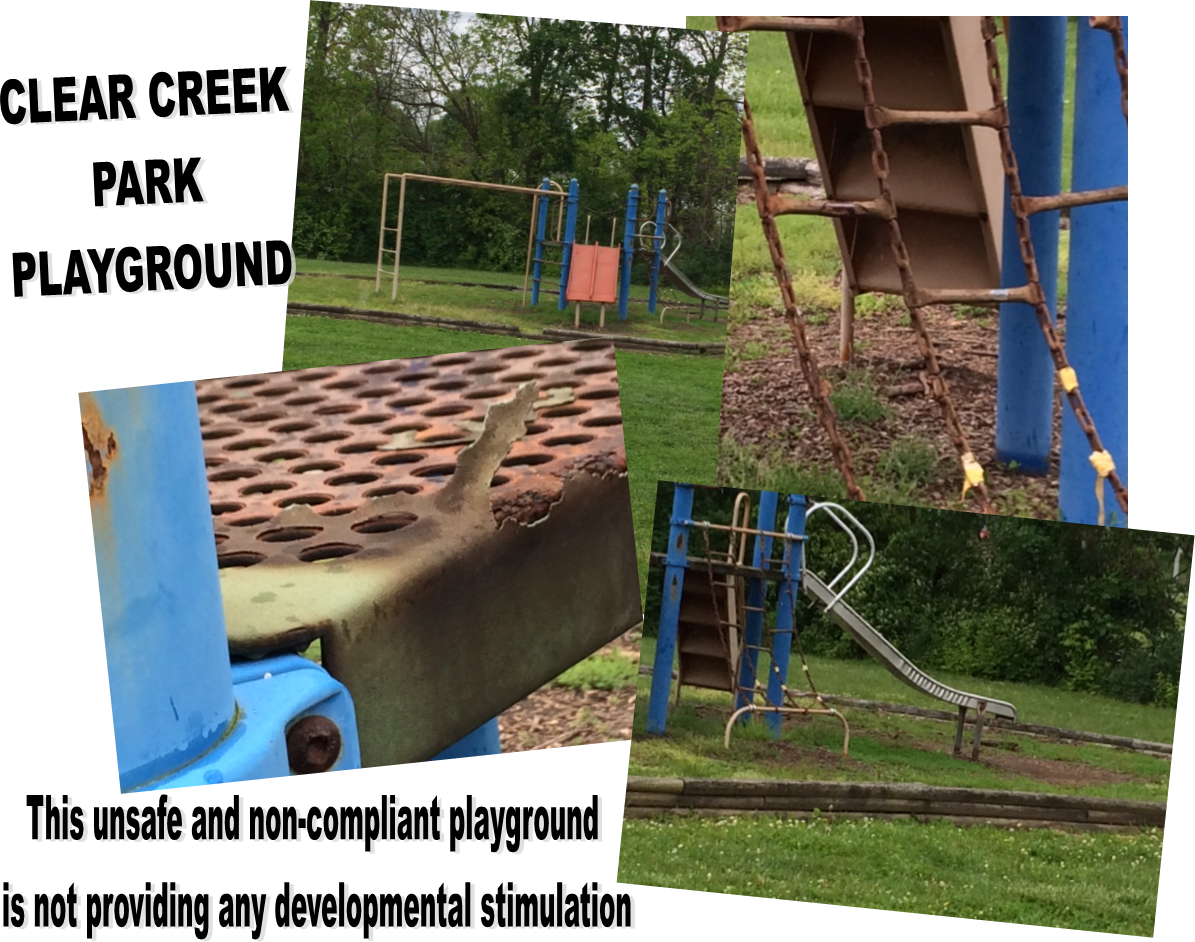 Dilapidated Playground Equipment