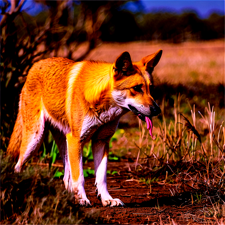 Dingo Habitat Scene Png 94