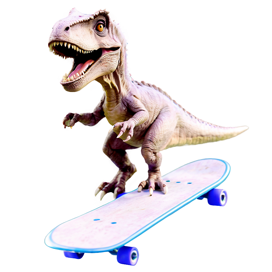 Dino On Skateboard Png 06122024