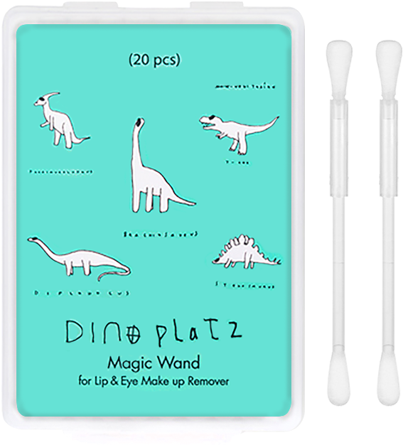 Dino Platz Makeup Remover Wands Packaging