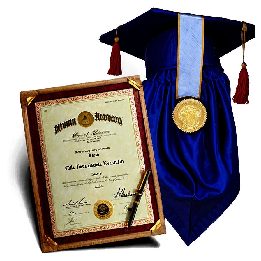 Diploma In Hand Png Onx93