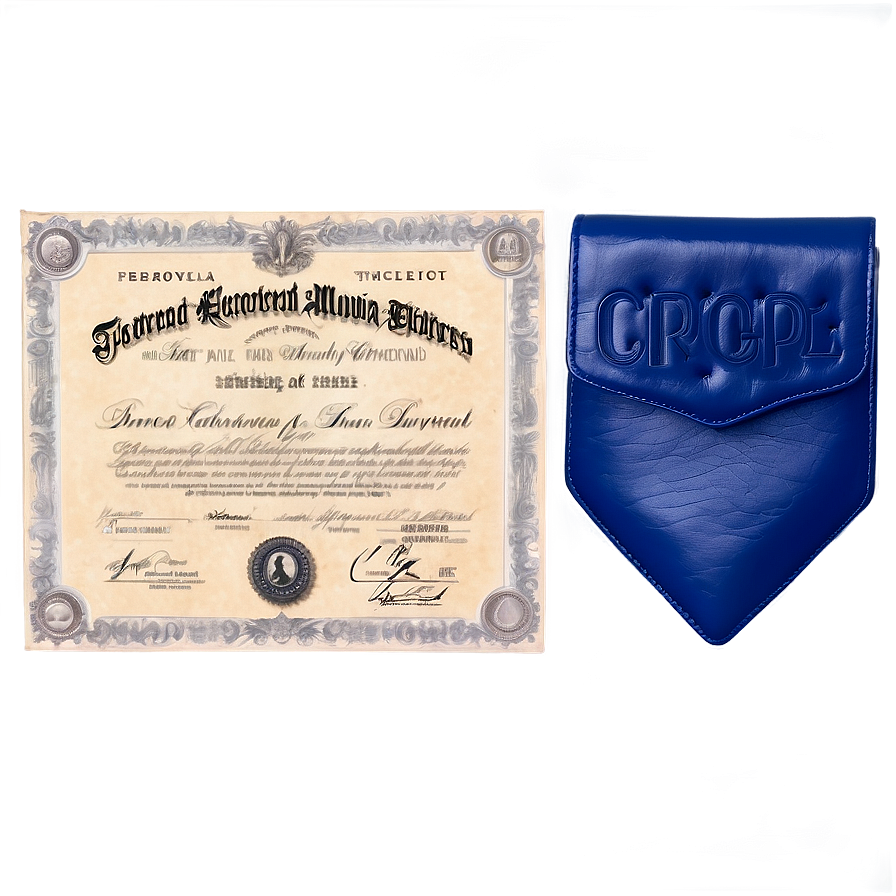 Diploma In Leather Case Png 05252024