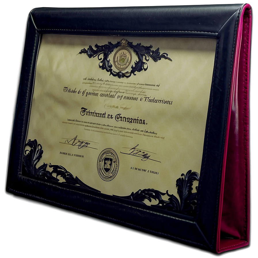 Diploma In Leather Case Png 05252024