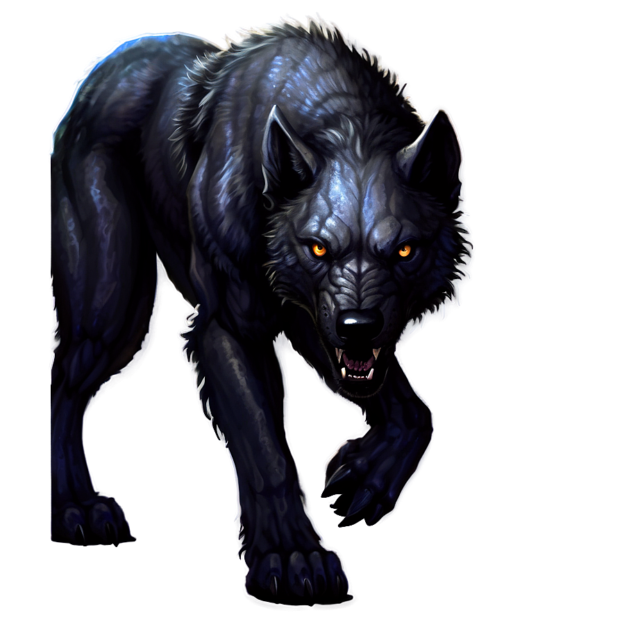 Dire Wolf Fantasy Art Png Qnc