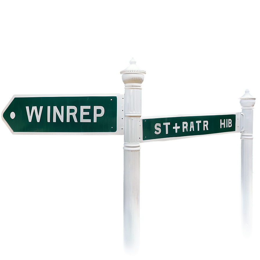 Directional Street Signs Png 92