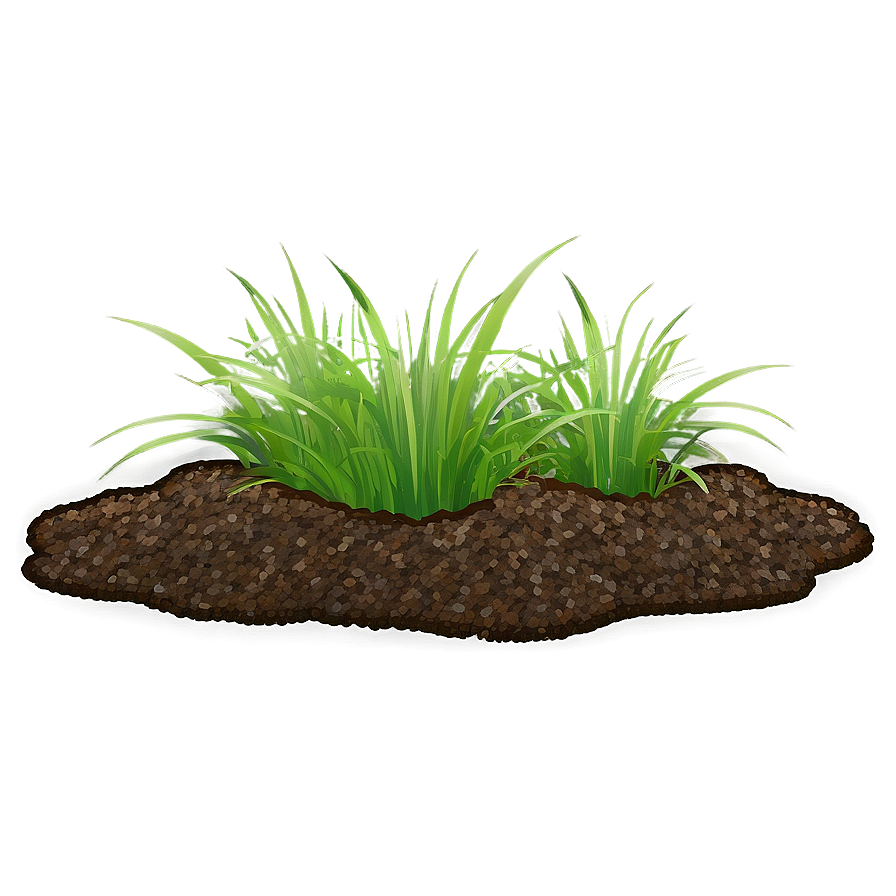 Dirt With Grass Clumps Png Wxs