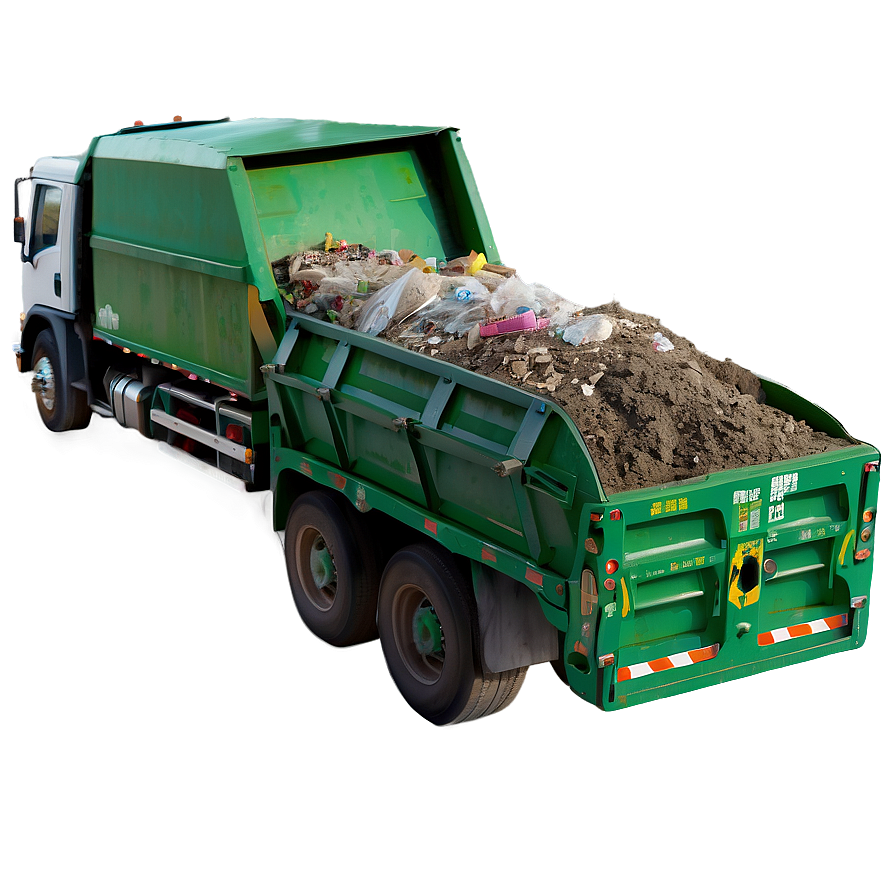 Dirty Garbage Truck Png 06202024