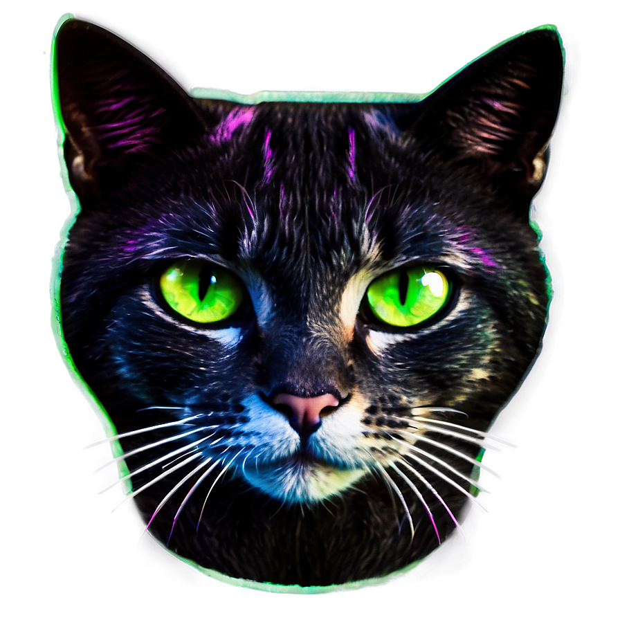 Disco Cat Filter Png 06282024