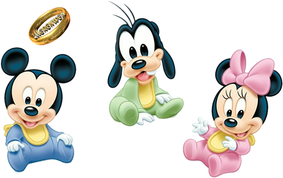 Disney Baby Characters Mickey Goofy Minnie