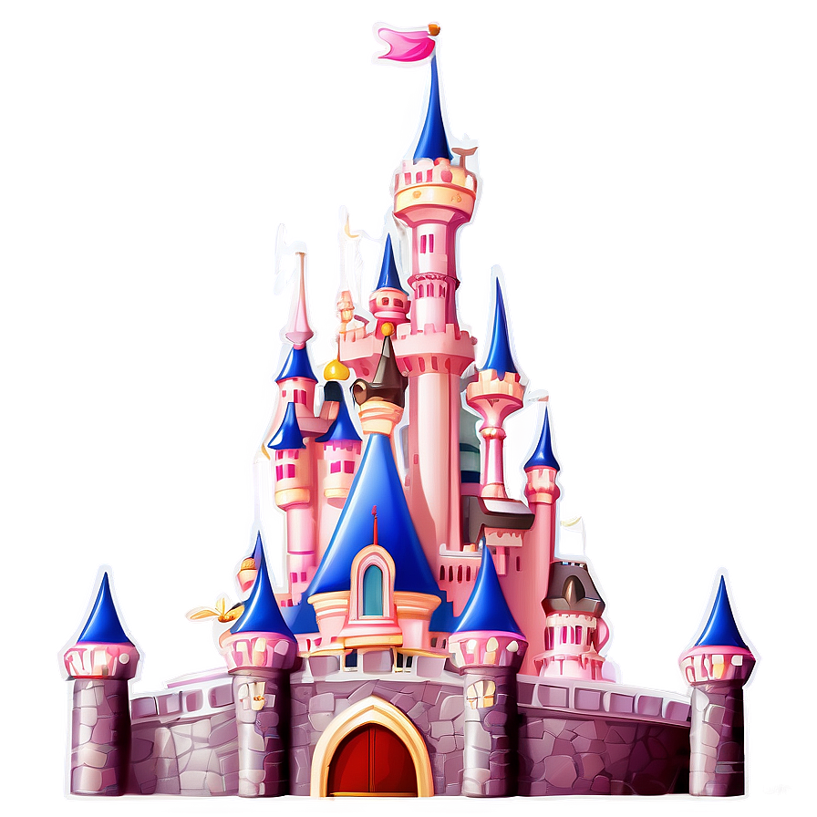 Disney Castle In Summer Png 5