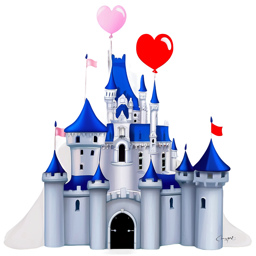 Disney Castle Romantic Night Png Uwu85