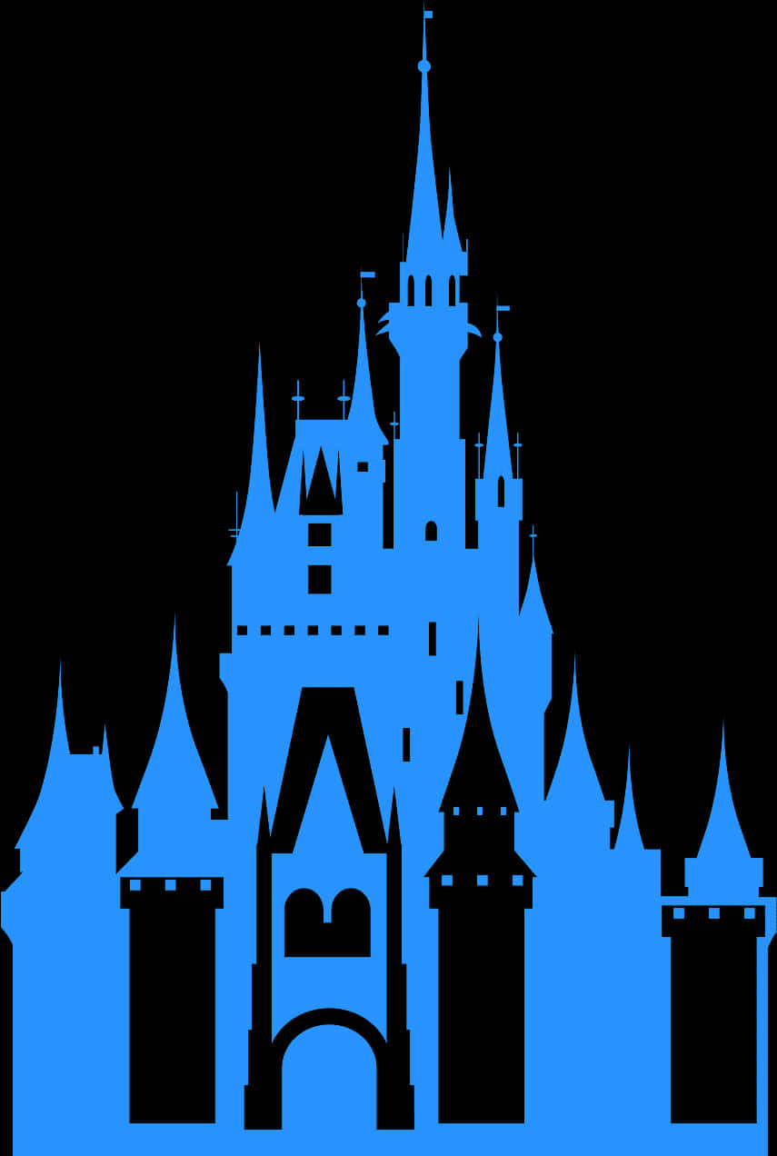 Disney Castle Silhouette Graphic