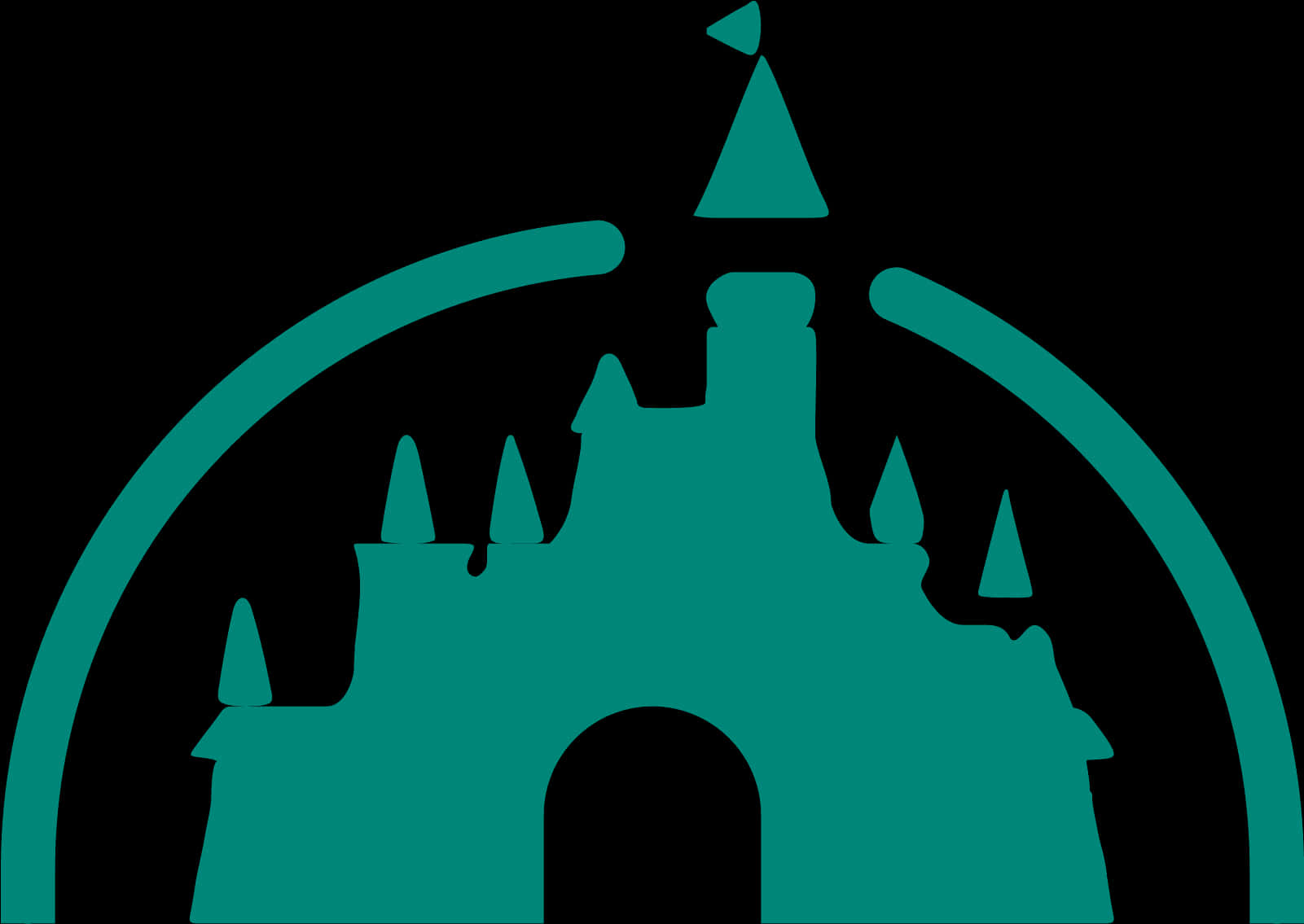 Disney_ Castle_ Silhouette_ Vector