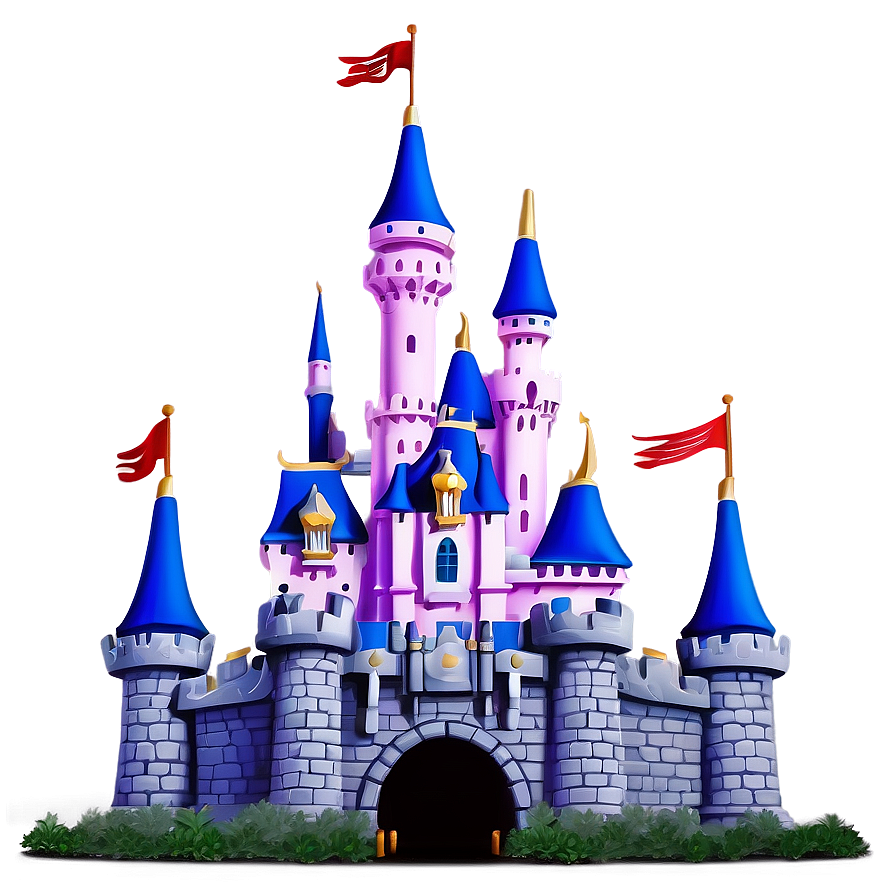 Disney Castle Theme Park Entrance Png Vhn77