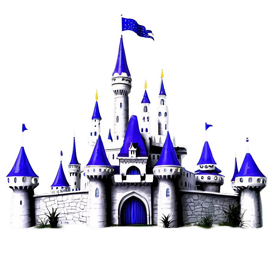 Disney Castle Under Stars Png 58