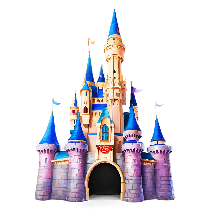 Disney Castle With Mickey Mouse Png Oiw