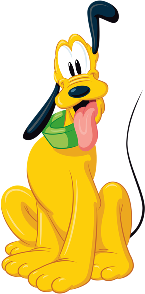 Disney Pluto Happy Pose