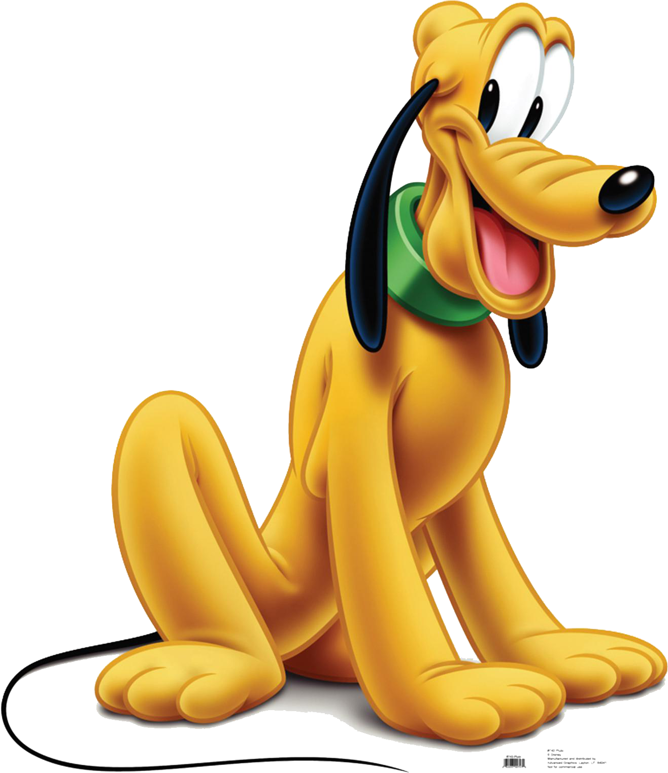 Disney Pluto Sitting Pose