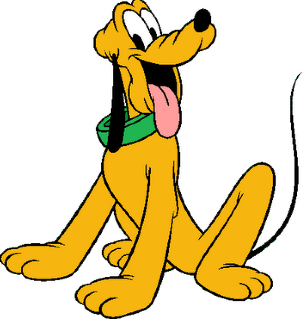 Disney Pluto Sitting Pose