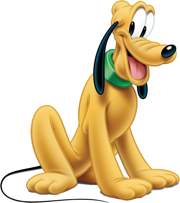 Disney Pluto Sitting Pose