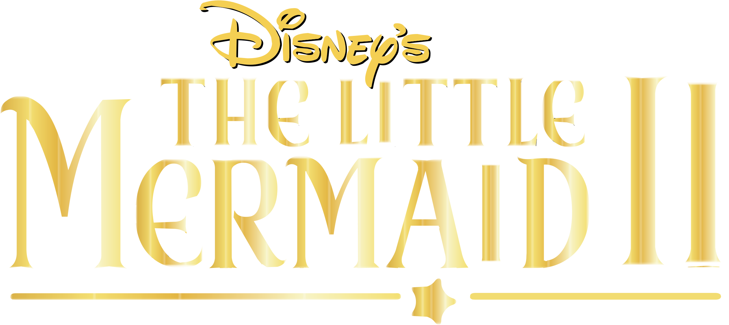 Disney The Little Mermaid I I Logo