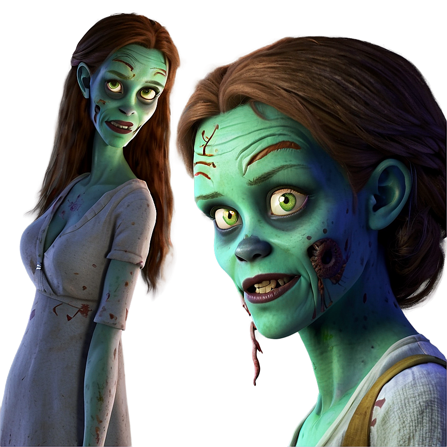 Disney Zombies Eliza Zombie Look Png Trc