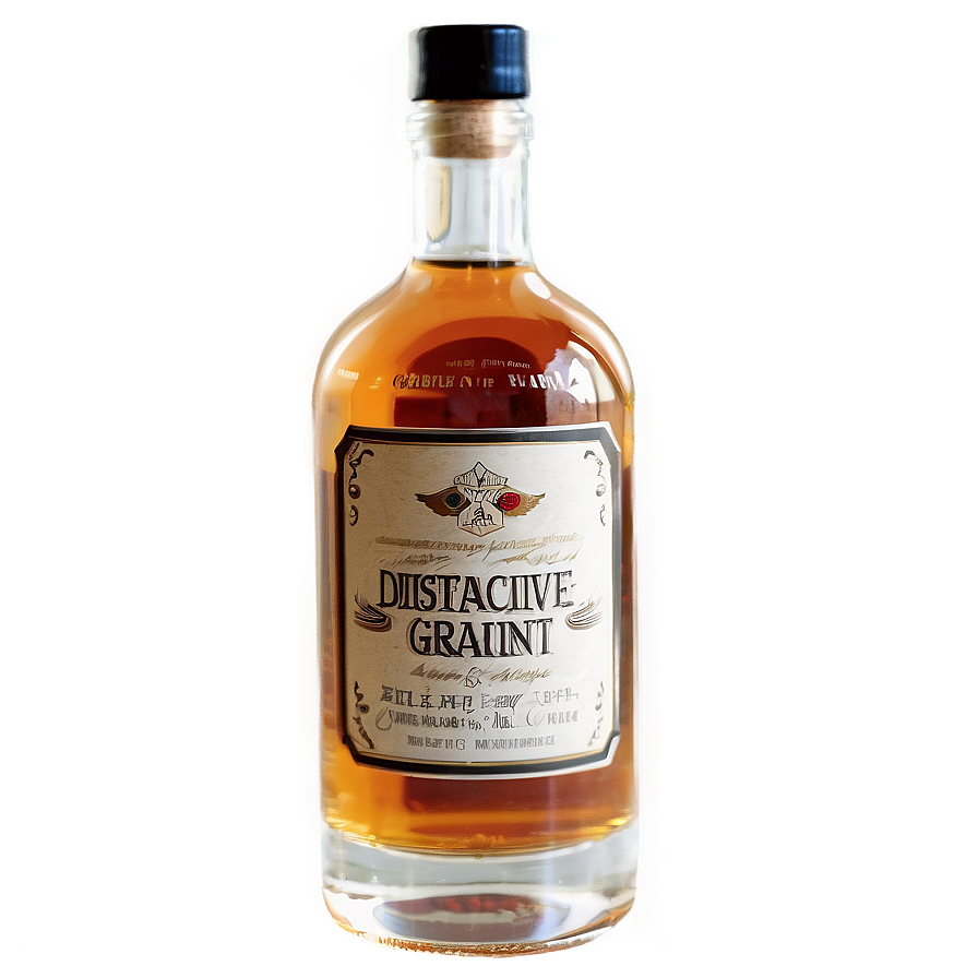 Distinctive Grain Spirit Bottle Png 34