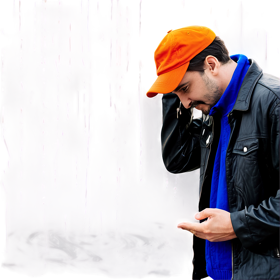 Distraught Man In Rain Png Cwa68