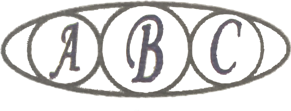 Distressed A B C Logo