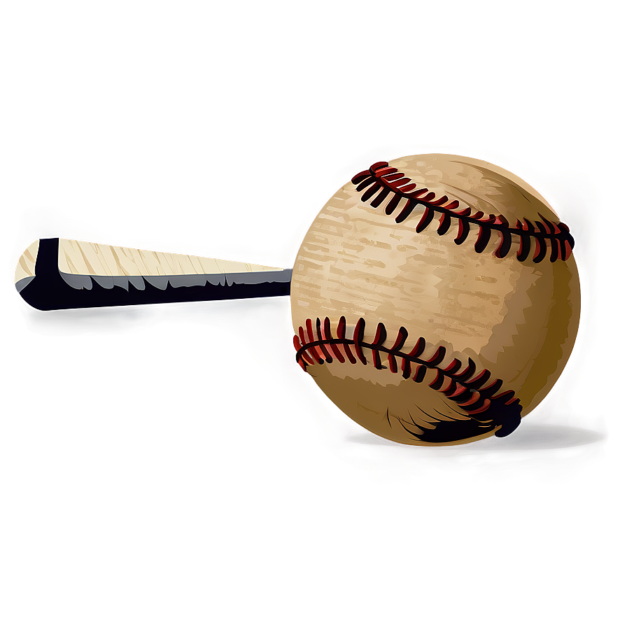 Distressed Baseball Clipart Png 06282024