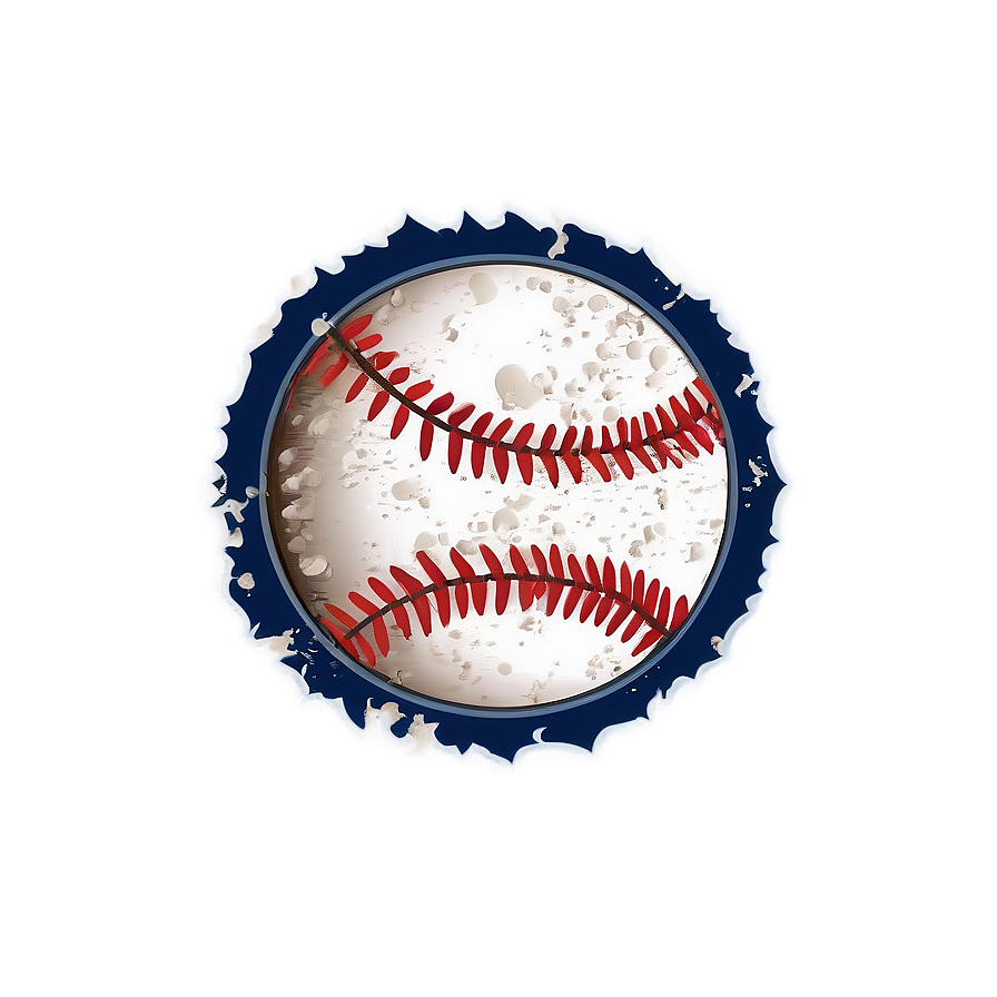 Distressed Baseball Emblem Png Kbs